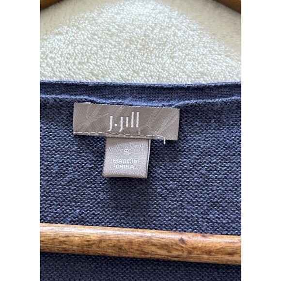 J Jill Tunic Small Linen Blend Asymmetrical Lightweight Beachy Coastal - Picture 8 of 11